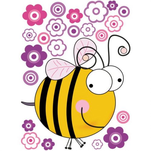 Naklejka z pszczółką