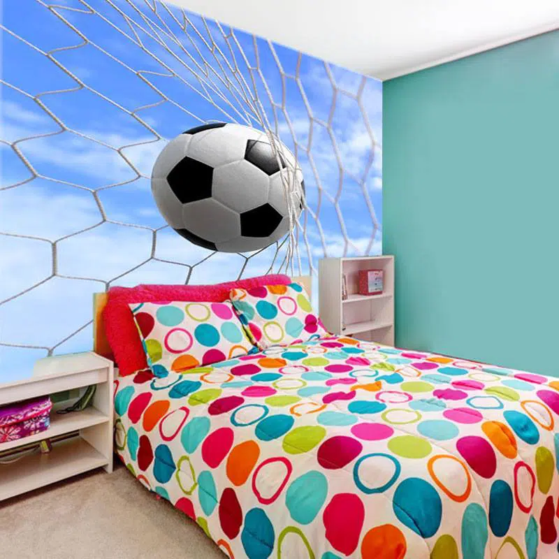 fototapeta z piłka w siatce fototapeta - GOL