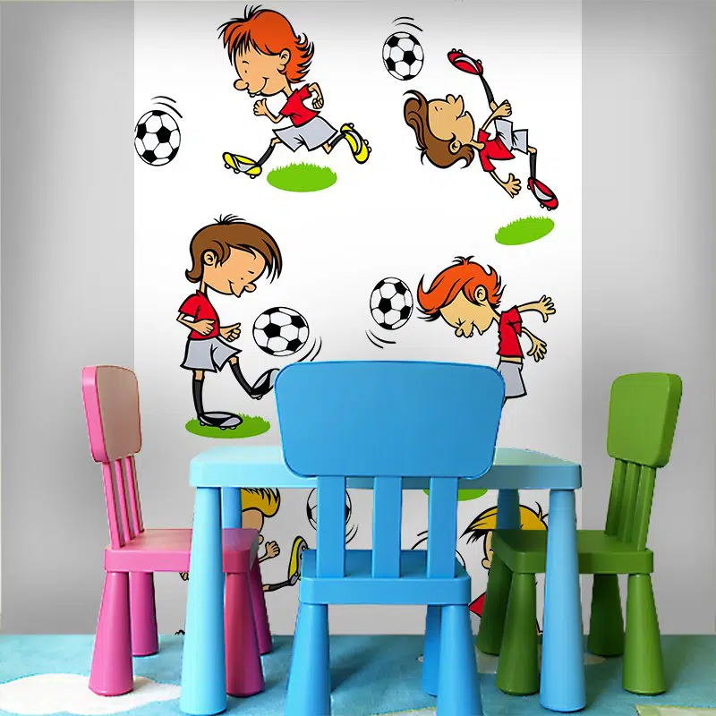 fototapeta z motywem piłki nożnej