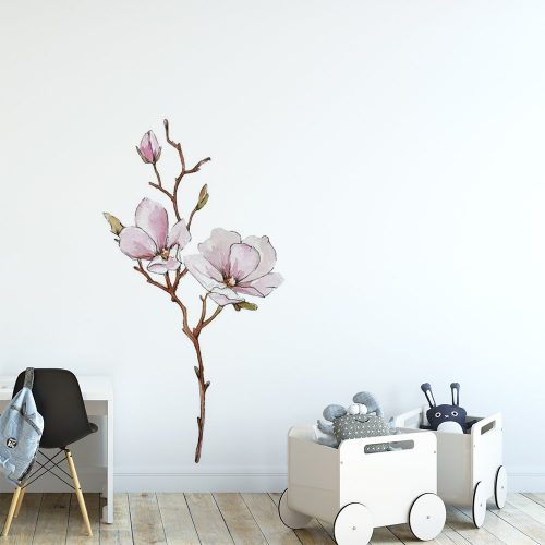 naklejka kwiat magnolii
