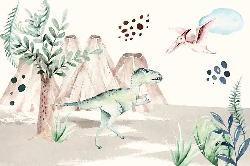 Tapeta dziecięca z Tyranozaurem Rex Tapeta dziecięca z Tyranozaurem Rex