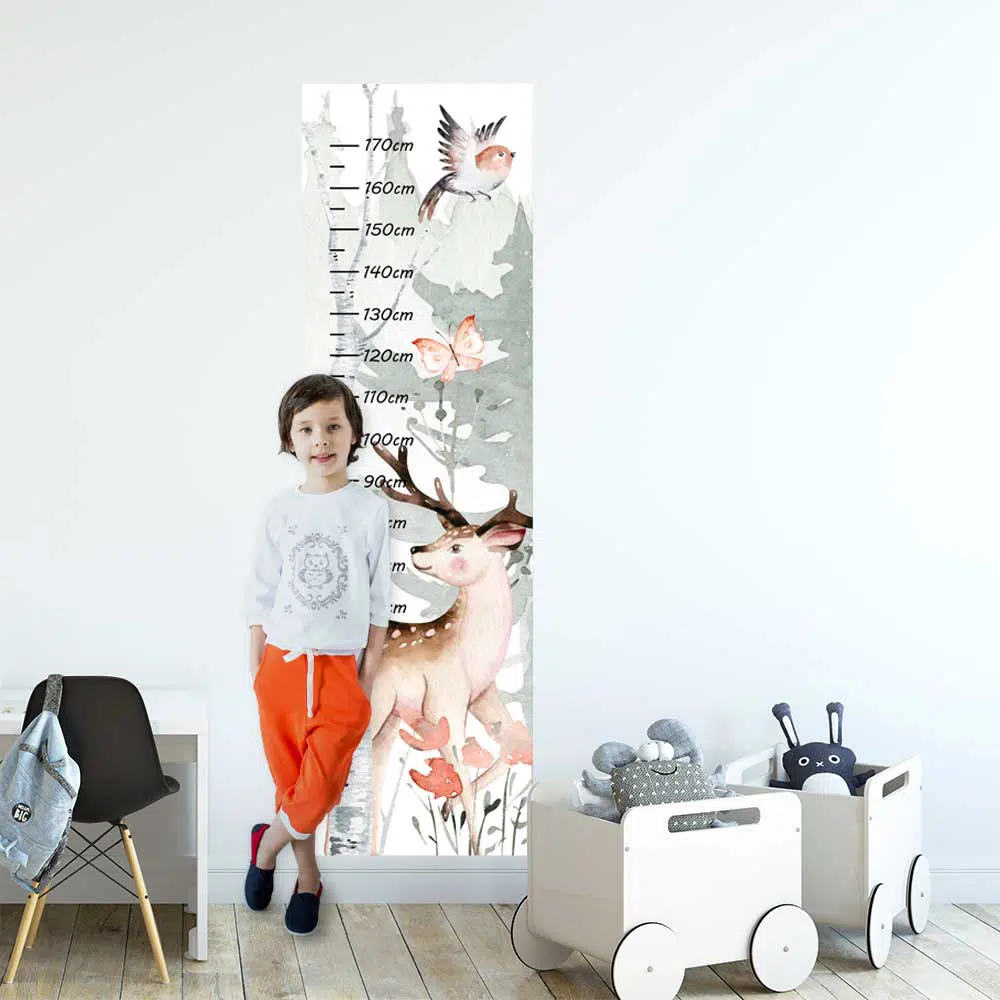 Miarka wzrostu z lasem dla niemowlaka Miarka wzrostu z lasem dla niemowlaka