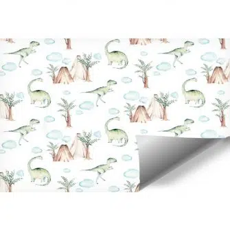 Fototapeta dziecięca z dinozaurami