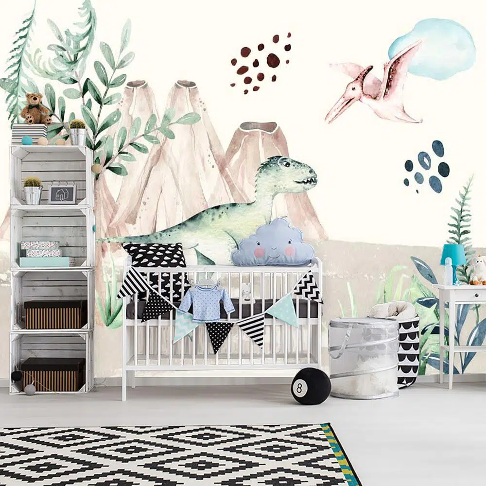 Foto-tapeta dla chłopca z Tyranozaurem Rex Foto-tapeta dla chłopca z Tyranozaurem Rex