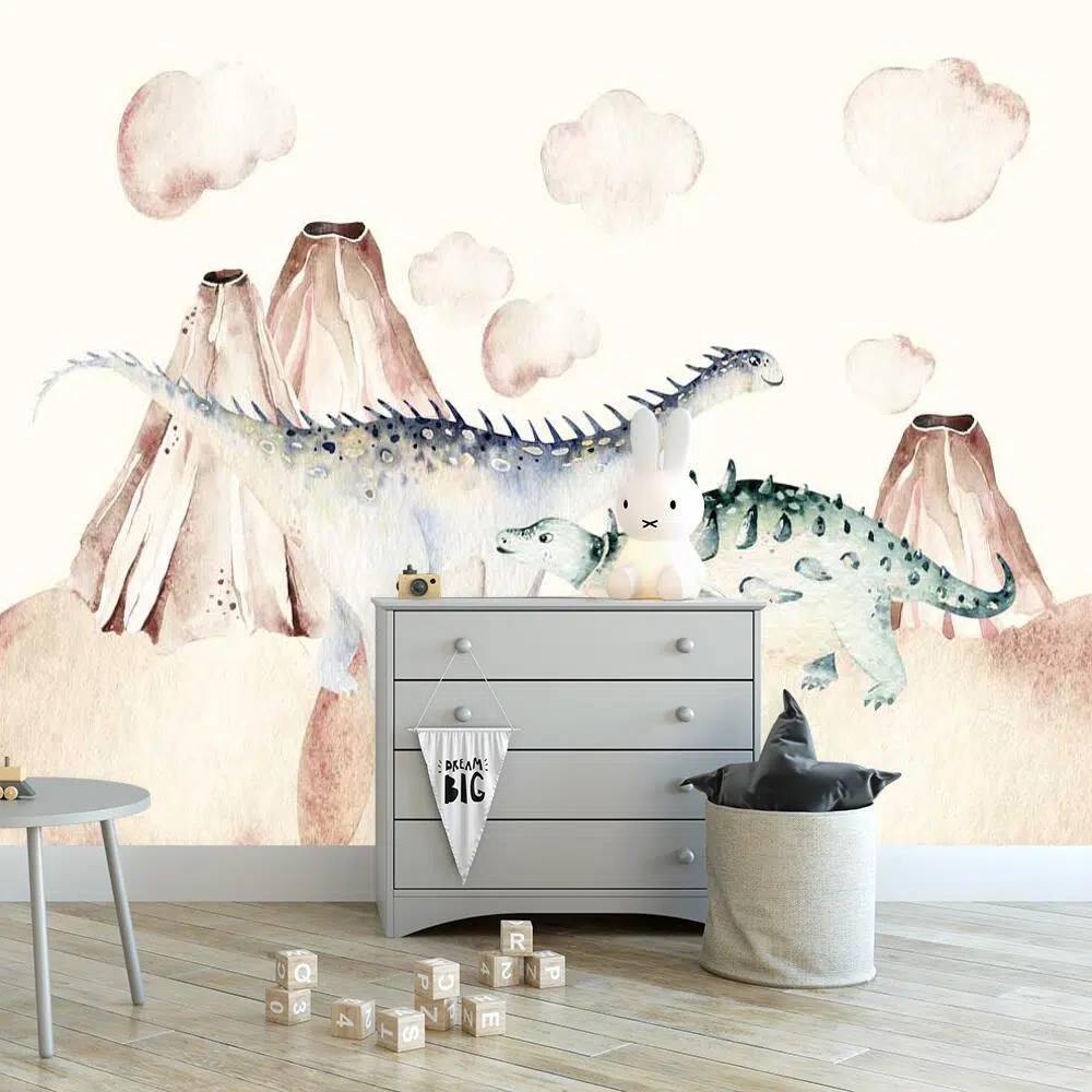 Fototapeta chłopięca z Dinozaurami