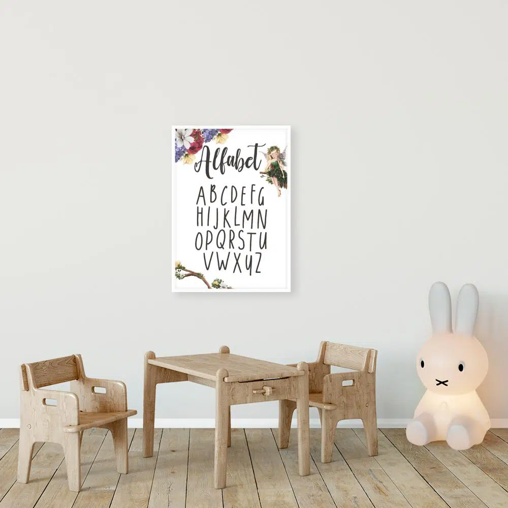 Plakat z alfabetem Plakat z alfabetem