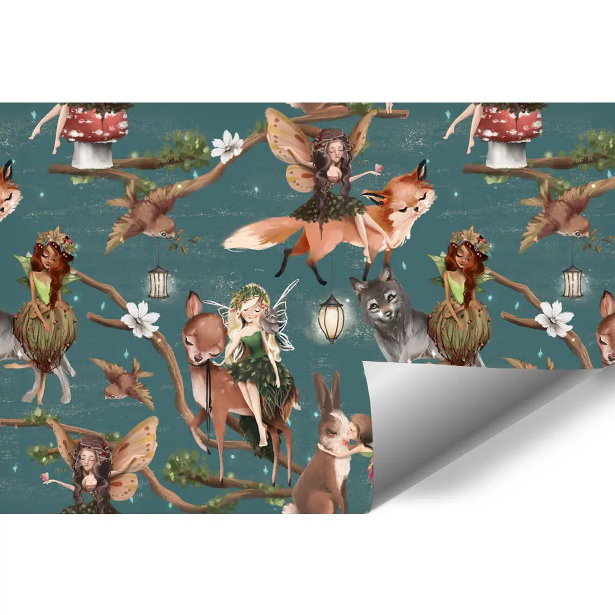 Leśne elfy - fototapeta dla dzieci Leśne elfy - fototapeta dla dzieci