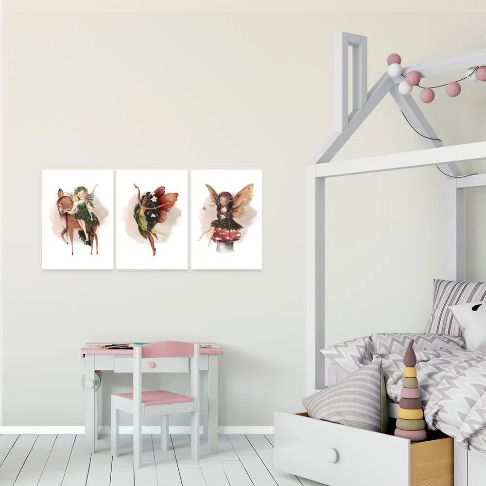 plakat tryptyk wróżki plakat tryptyk wróżki