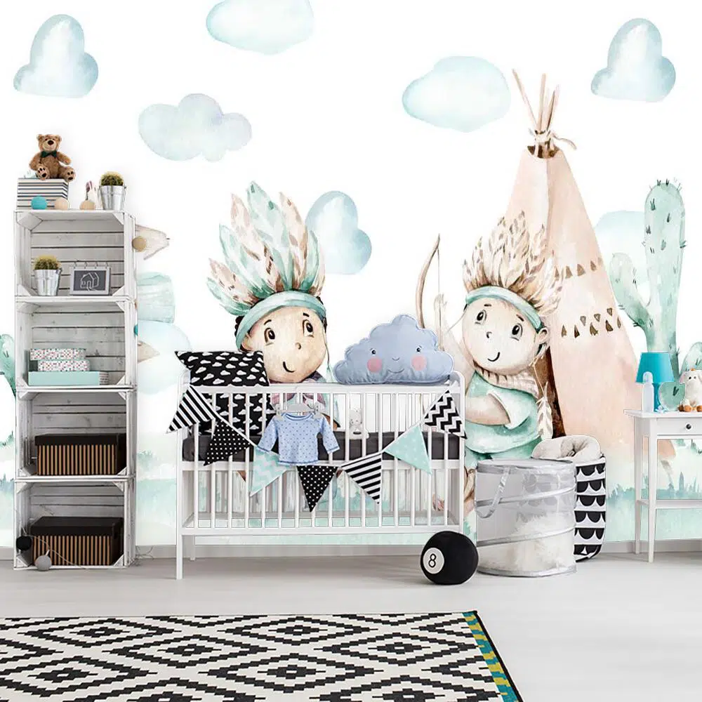 Fototapeta dla dzieci Indianin z łukiem Fototapeta dla dzieci Indianin z łukiem