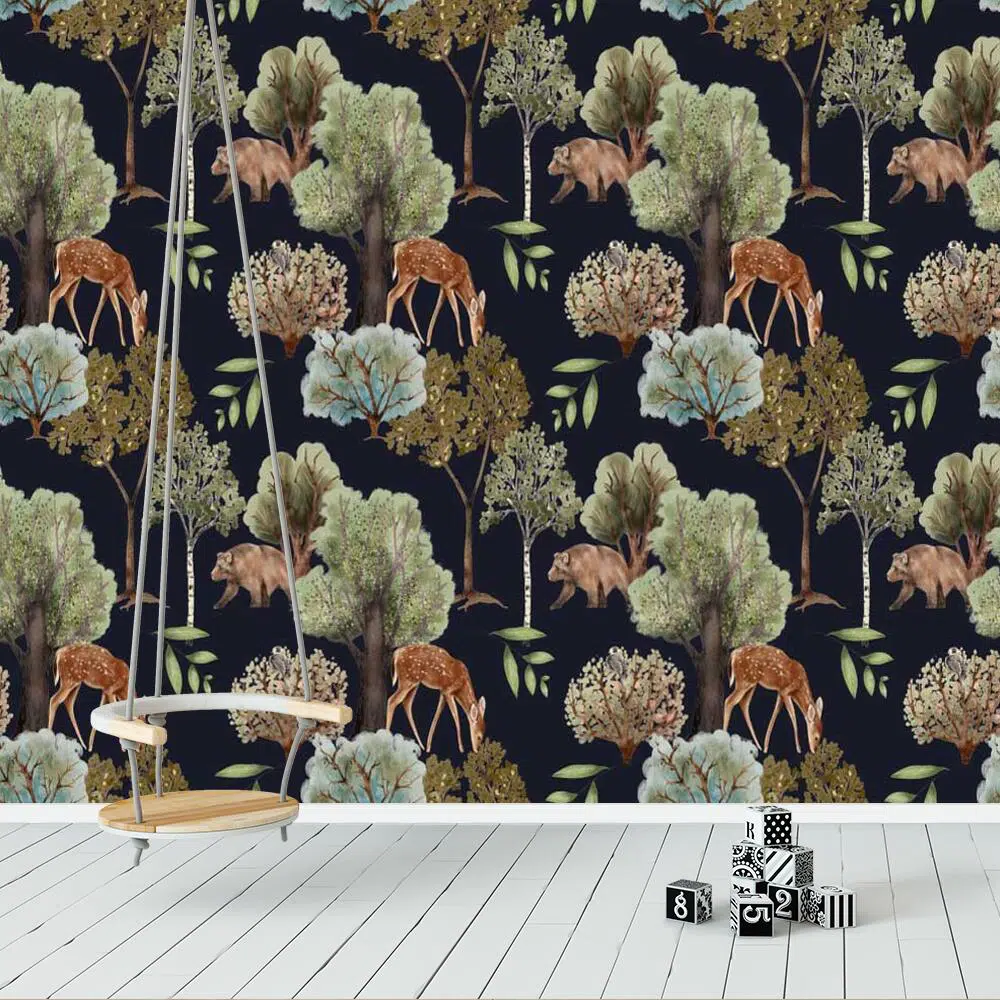 Foto-tapeta dla dzieci z motywem zwierzęcym Foto-tapeta dla dzieci z motywem zwierzęcym