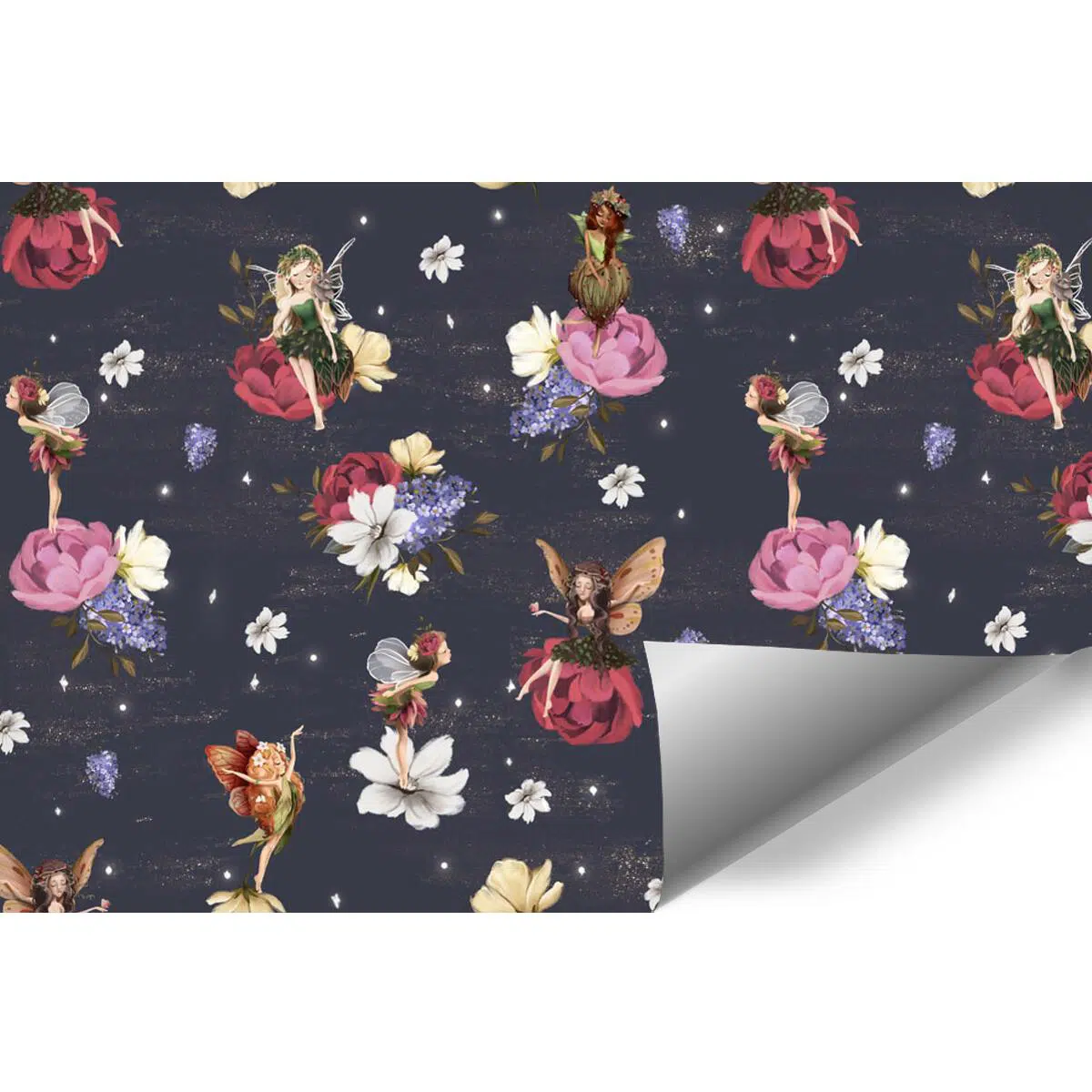 Wróżki w krainie kwiatuszków - fototapeta dla dzieci Wróżki w krainie kwiatuszków - fototapeta dla dzieci