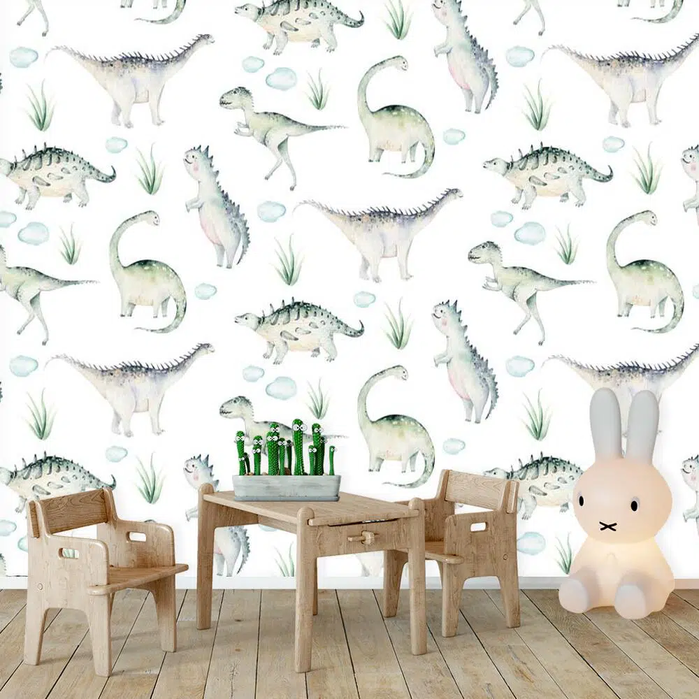 Tapeta w dinozaury dla chłopca