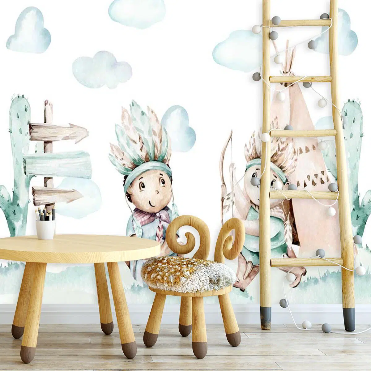 Fototapeta dla dzieci Bajkowi Indianie Fototapeta dla dzieci Bajkowi Indianie