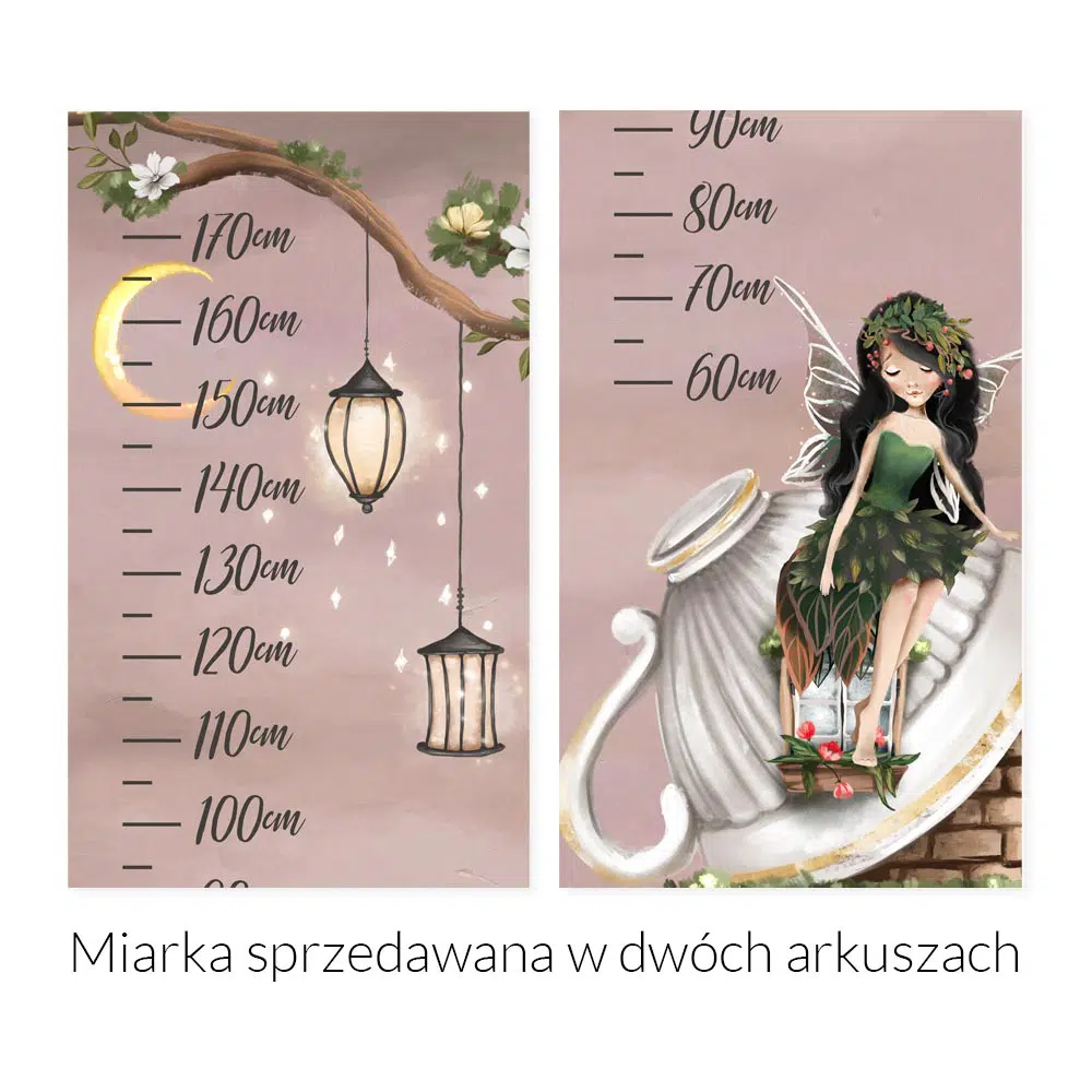 Miarka wzrostu - leśna wróżka Miarka wzrostu - leśna wróżka