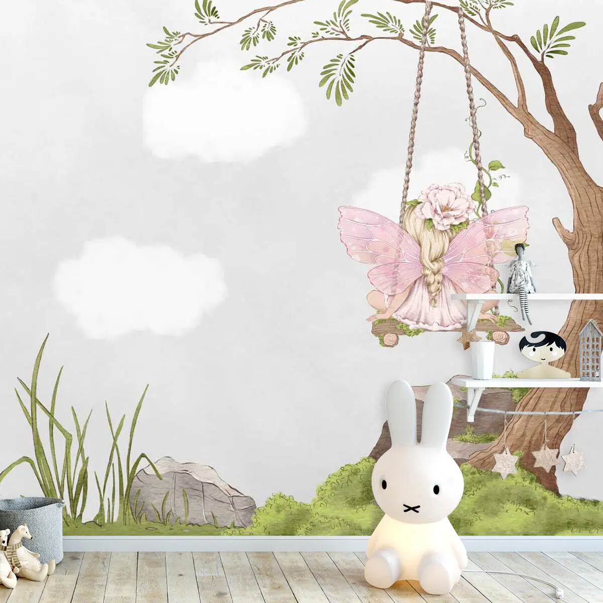 Foto-tapeta do pokoju dziewczynki z elfem Foto-tapeta do pokoju dziewczynki z elfem