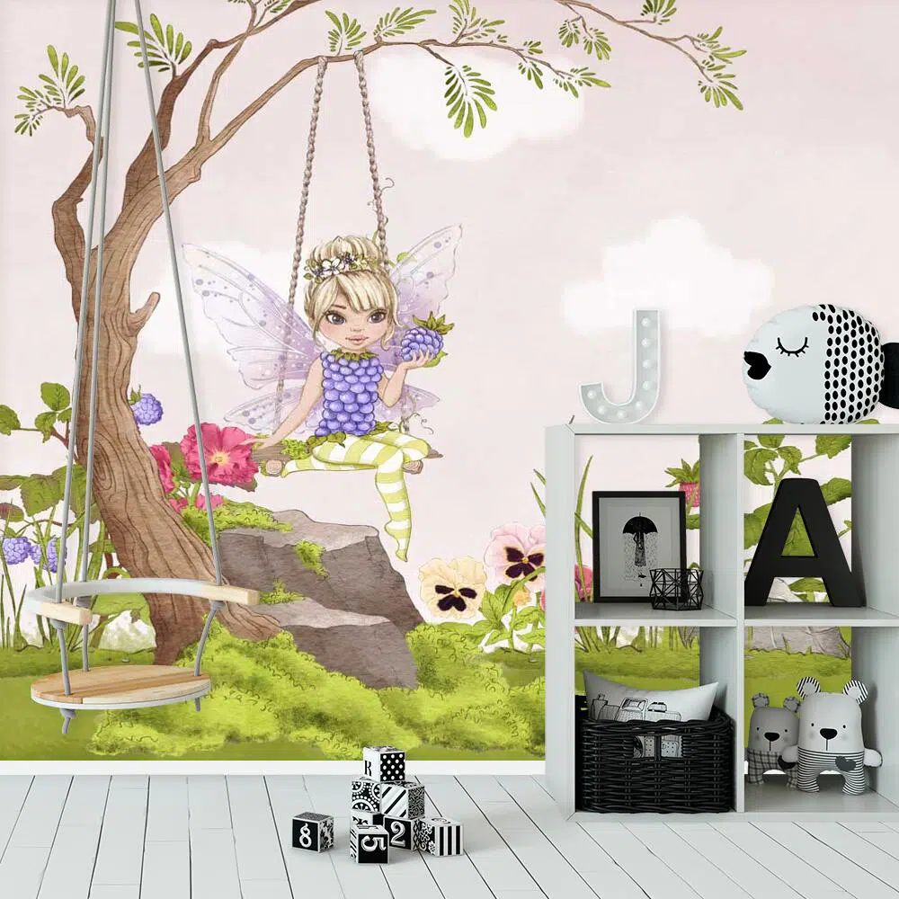 Pogodna fototapeta do ozdobienia pokoju dziewczynki