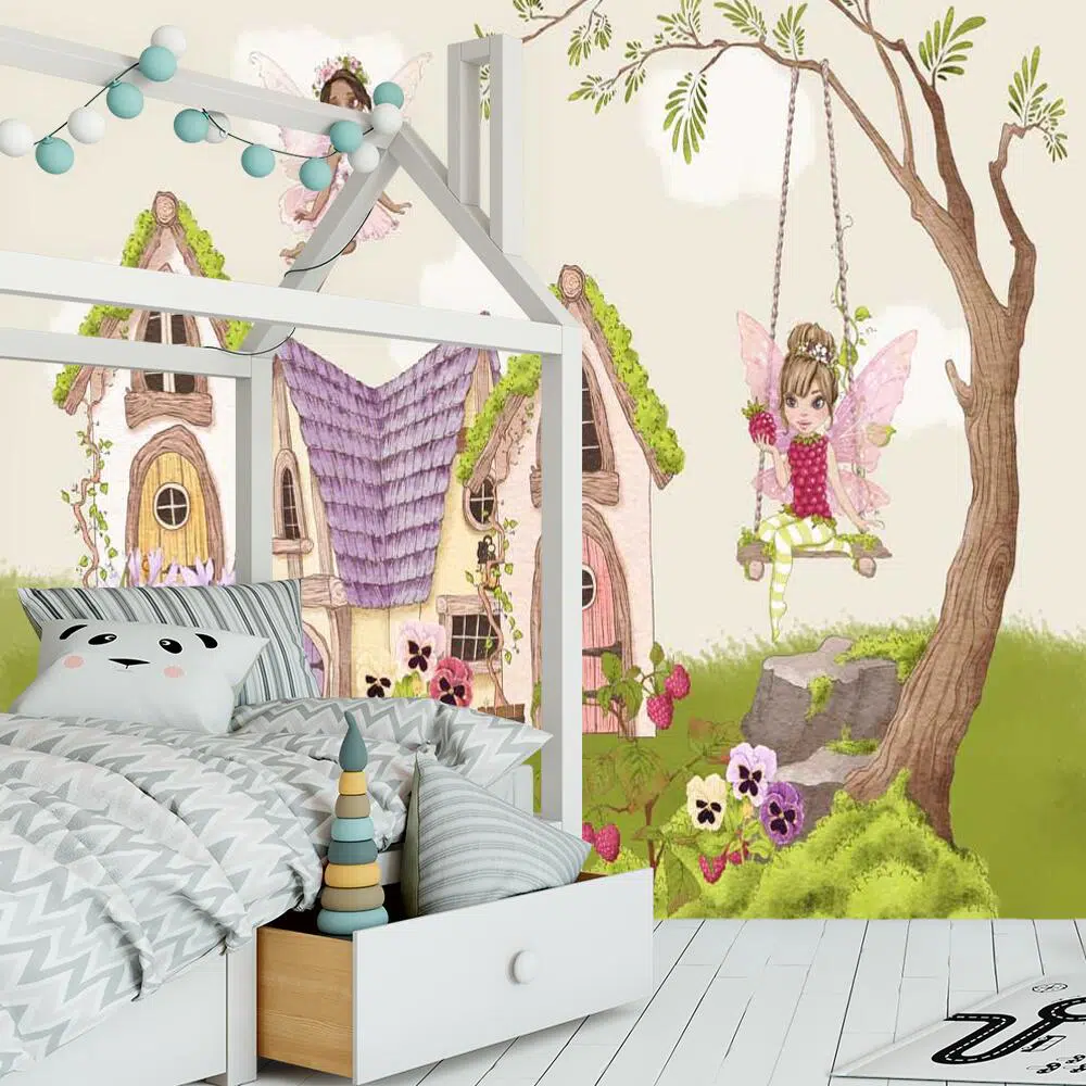 Fototapeta z bajkowymi postaciami dla dziewczynki Fototapeta z bajkowymi postaciami dla dziewczynki