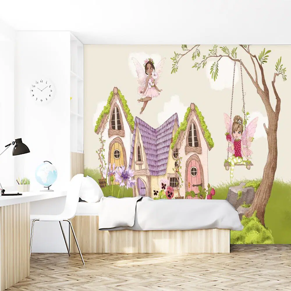 Tapeta z rusałkami do przedszkola Tapeta z rusałkami do przedszkola