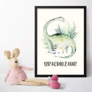 Plakaty z dinozaurami