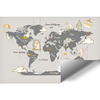 Tapeta - mapa świata